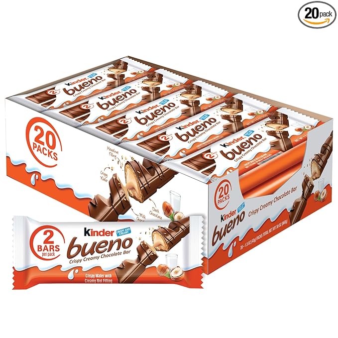 Kinder Bueno Milk Chocolate and Hazelnut Cream